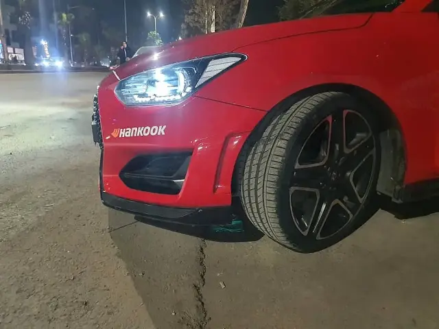 هيونداي فيلوستر 2019 حمراء كوبيه بفتحة سقف وسقف بانورامي في المنارة - صورة 12