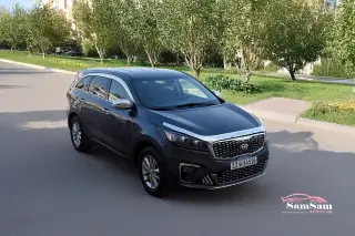كيا سورينتو 2020 كروس أوفر كحلية للإيجار اليومي في الصابوني بحماة