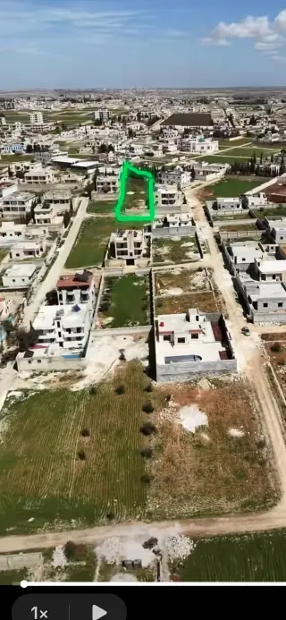 أرض سكنية 241 م² بطابو أخضر نظامي في الأتارب بحلب