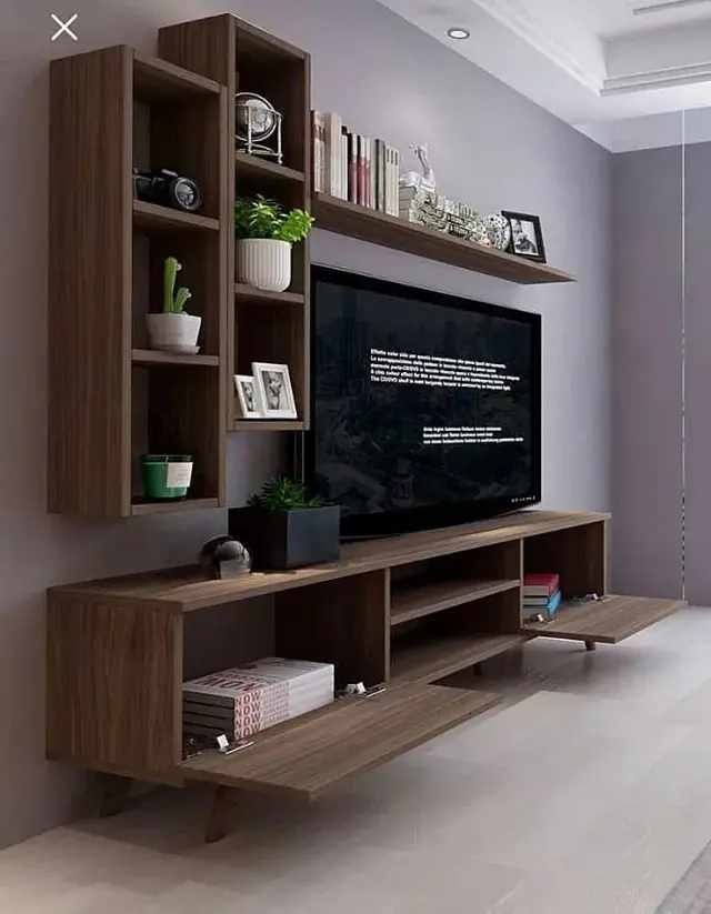 خزانة تلفزيون عصرية بتصميم قابل للتعديل من Techno Wood في كفر بطنا - صورة 3