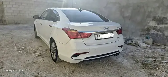 هيونداي سوناتا 2017 بيضاء بسقف بانورامي وكاميرا خلفية في الواحة دمشق - صورة 3
