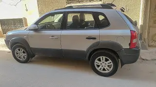 هيونداي توسان 2006 فضية بدفع رباعي وفتحة سقف للإيجار اليومي في الفيحاء حماة