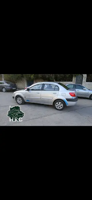 كيا ريو سيدان 2008 فضية بتجهيزات كاملة للإيجار اليومي في الأيوبية