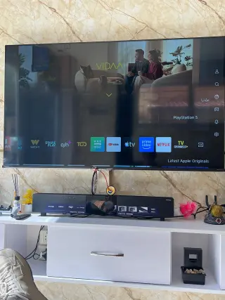تلفزيون هايسنس 58 بوصة 4K سمارت مع كفالة في دير عطية