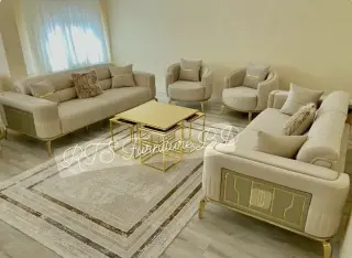 مفروشات تركية جديدة بتصميم عصري وأنيق من مفروشات الجمال في المالكي دمشق