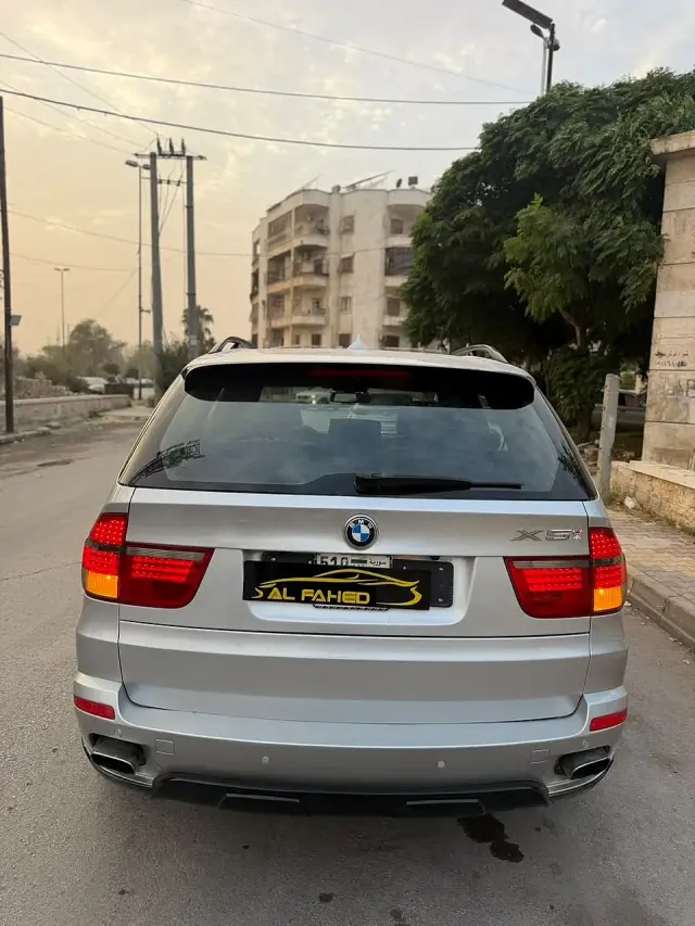 بي ام دبليو X5 2008 رمادية دفع رباعي بمحرك 3000 سي سي في الفرقان بحلب - صورة 4