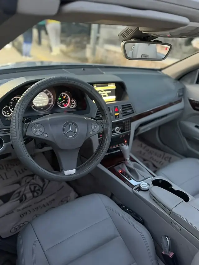 مرسيدس بنز E350 كابريوليه 2011 فضية بمحرك 3500 سي سي في الفرقان بحلب - صورة 6