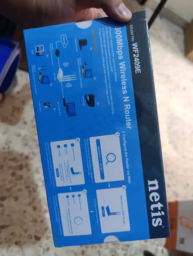 راوتر Netis WF2409E بثلاثة هوائيات خارجية وسرعة 300 ميغا في الزهراء حمص - صورة 5