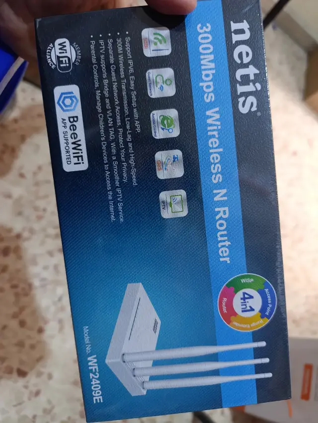 راوتر Netis WF2409E بثلاثة هوائيات خارجية وسرعة 300 ميغا في الزهراء حمص