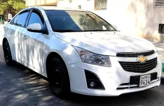 شيفروليه كروز 2015 بيضاء أوتوماتيك بمكيف ونوافذ كهربائية في كفر سوسة
