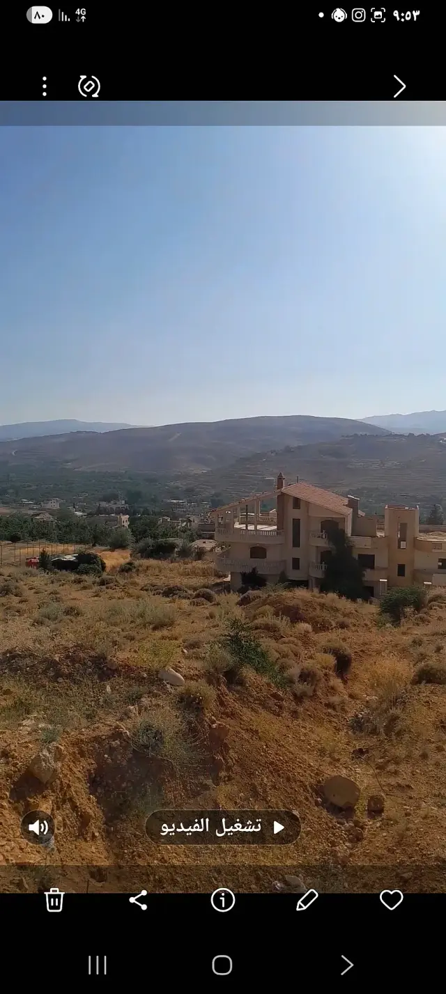 أرض سكنية طابو أخضر بمساحة 1358 م² في كروم مضايا، إطلالة على سهل الزبداني - صورة 2