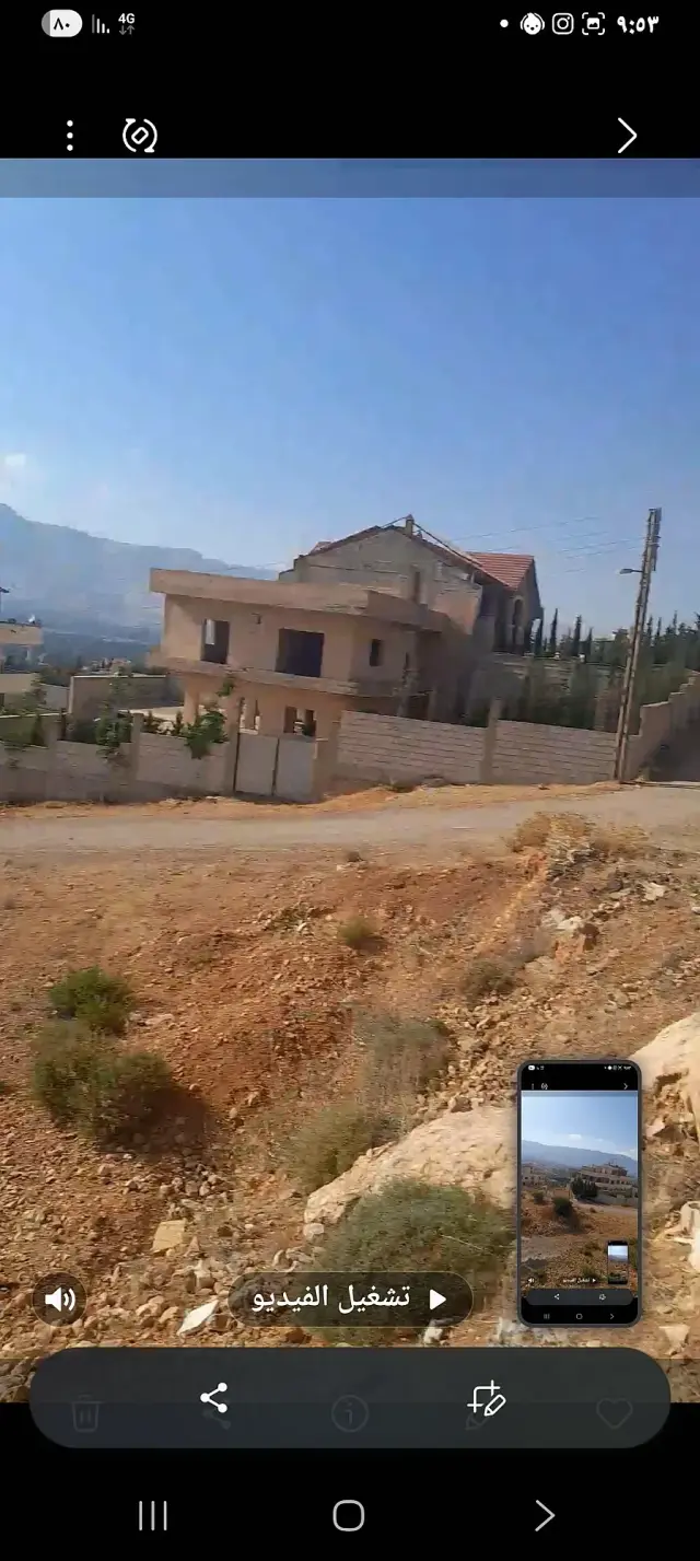 أرض سكنية طابو أخضر بمساحة 1358 م² في كروم مضايا، إطلالة على سهل الزبداني - صورة 5