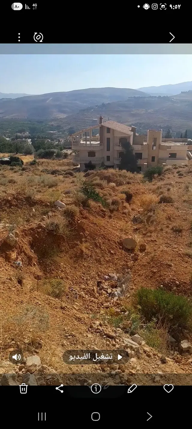 أرض سكنية طابو أخضر بمساحة 1358 م² في كروم مضايا، إطلالة على سهل الزبداني - صورة 3