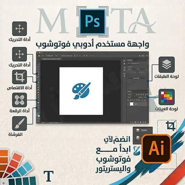 كورس أدوبي فوتوشوب وأليستريتور حضوري في داريا لتعلم التصميم الجرافيكي من الصفر - صورة 3