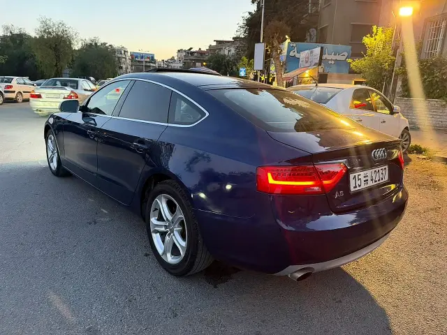 أودي A5 سيدان 2014 زرقاء بمحرك 2.0 توربو وفتحة سقف في العدوي - صورة 6
