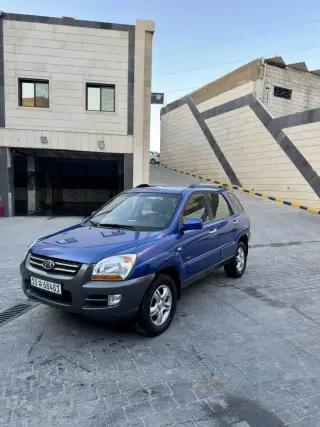 كيا سبورتاج 2007 دفع رباعي بمحرك مازوت أوتوماتيك بلون أزرق في سيف الدولة بحلب