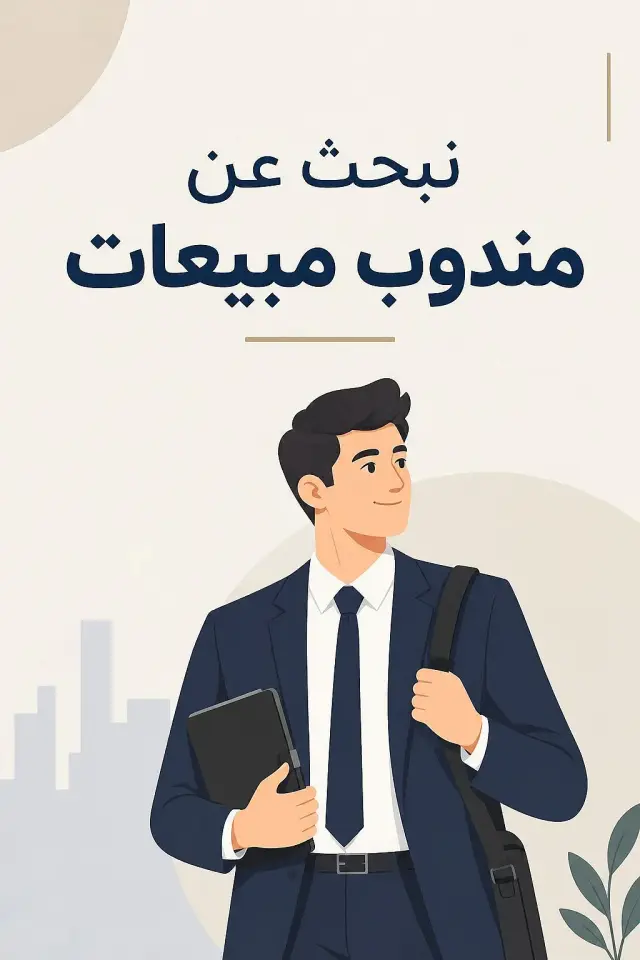 نبحث عن مندوب مبيعات ميداني بخبرة في توزيع المواد الغذائية في المليحة