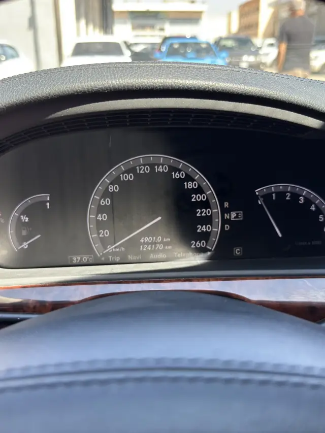 مرسيدس S350 سيدان أسود 2010 بسقف بانورامي ومقاعد جلدية في البياضة، حمص - صورة 3