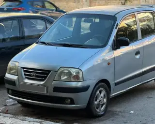 هيونداي سانترو 2007 فضية بمحرك 1400 سي سي وجير عادي في حلب