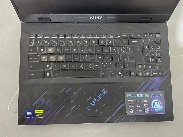 لابتوب مستعمل من إم إس آي بمعالج Core Ultra 9 وشاشة 16 بوصة مع كفالة في التل - صورة 7