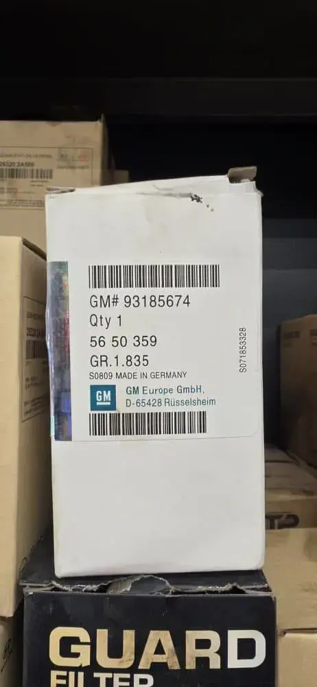 فلتر زيت محرك أصلي من جنرال موتورز GM، جديد في صلاح الدين بحلب